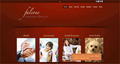 Desktop Screenshot of falconecreativedesign.com